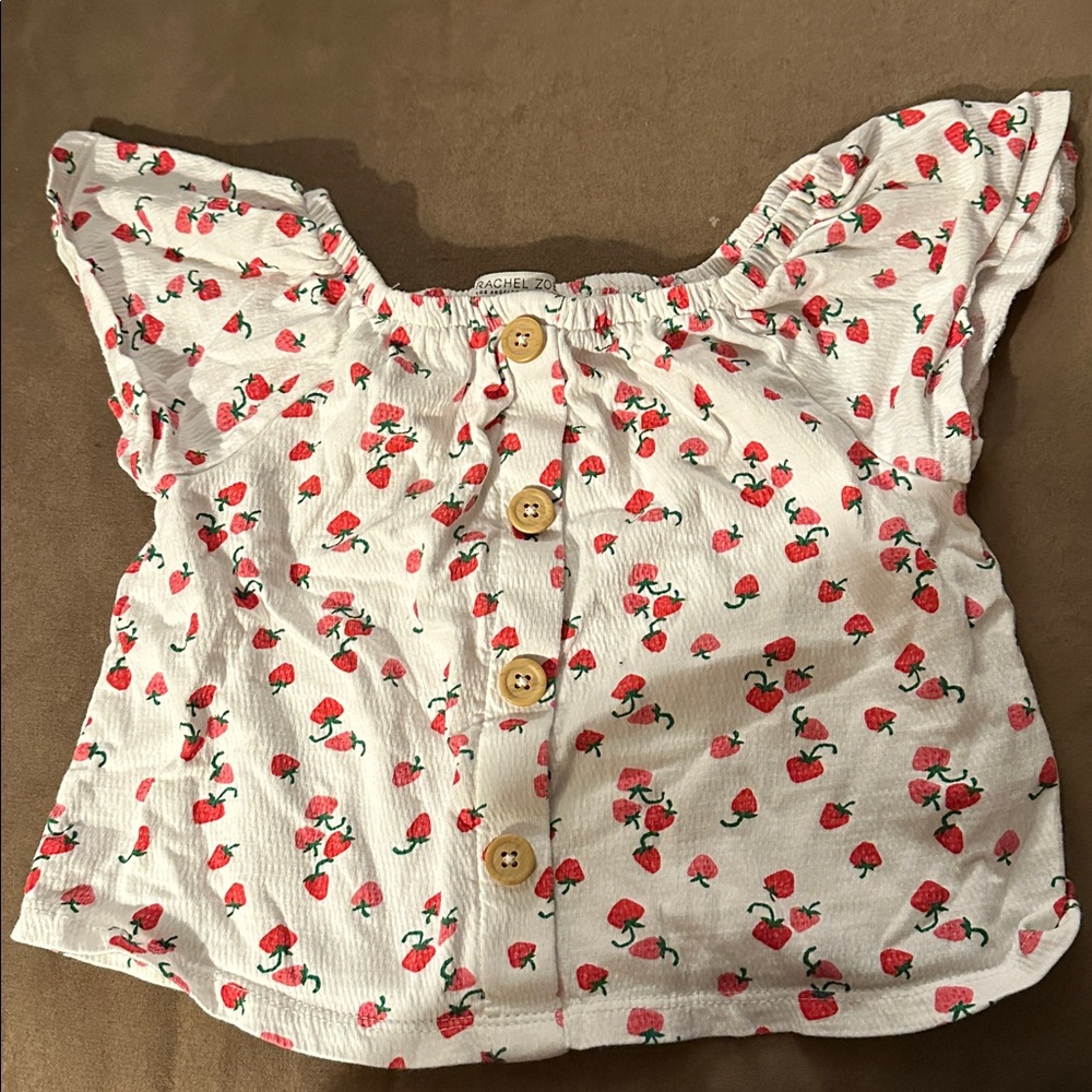 Rachel Zoe US 5/6 strawberry crop tee